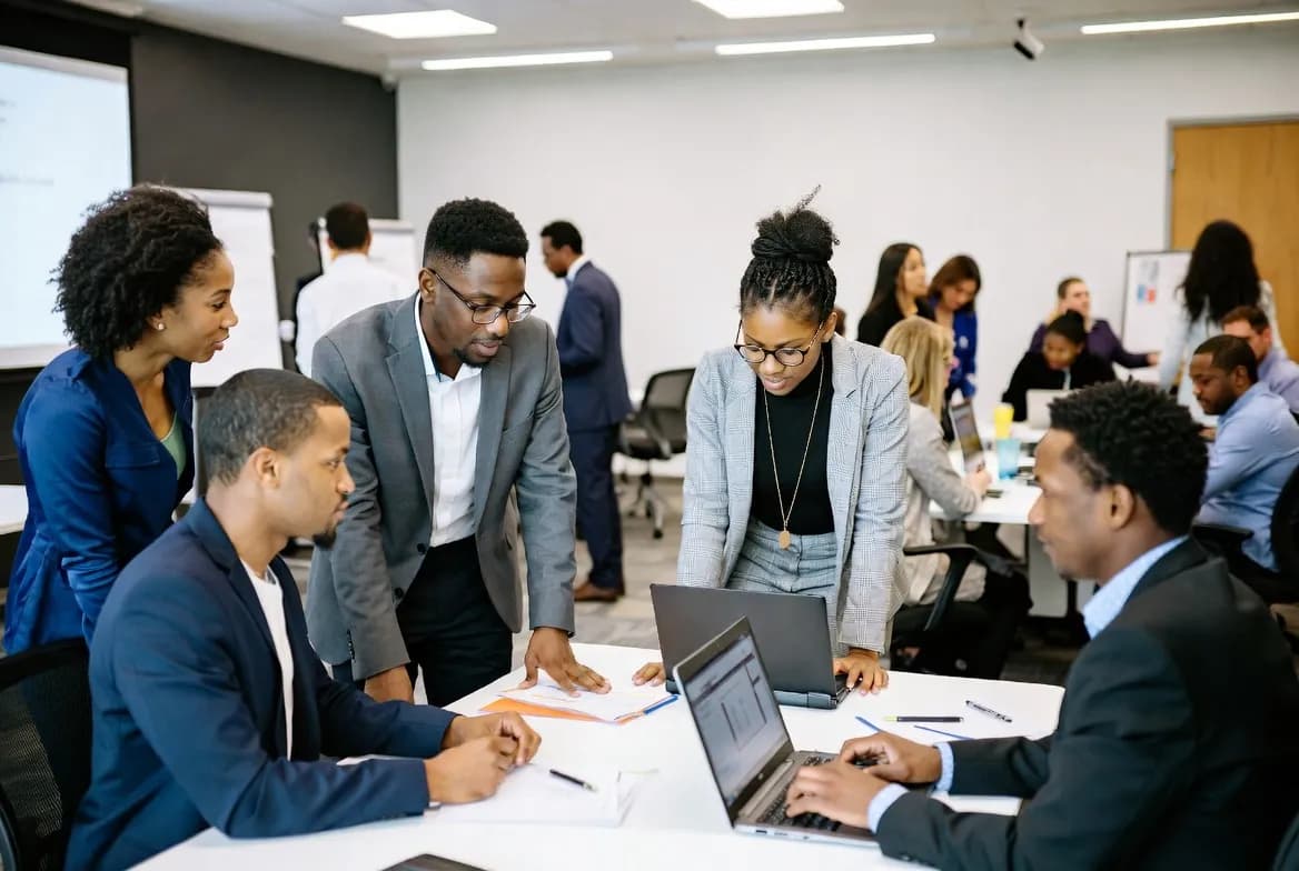 Diverse organizations working together