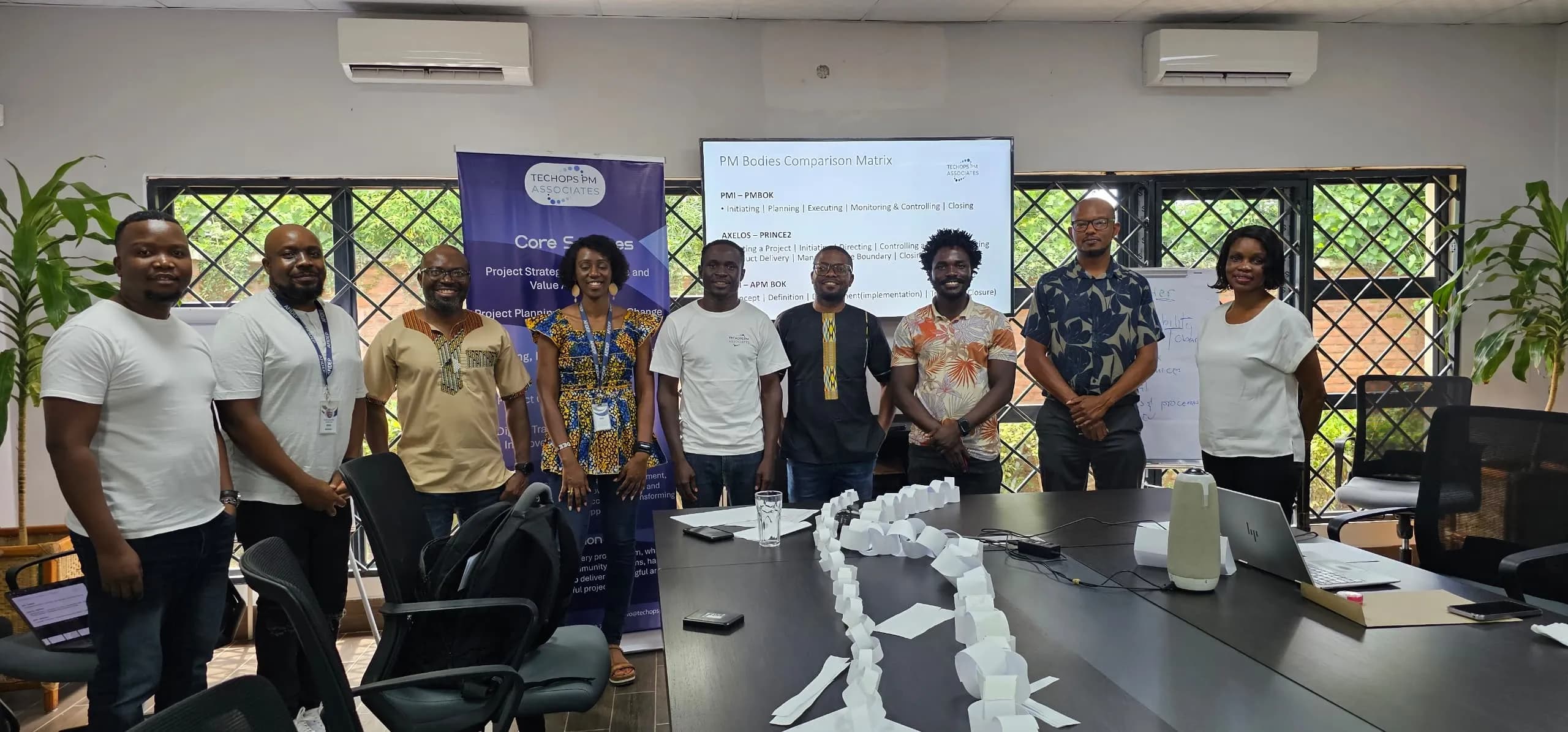 Professional team collaboration